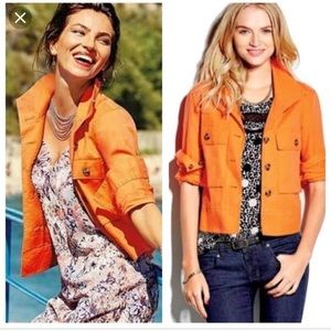 Cabi Resort Tiger Lily Orange Jacket 5098